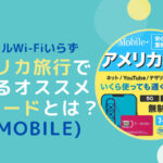 【使い放題】アメリカで安心して使えるオススメSIMカードをレビュー