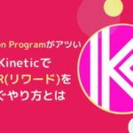 【FLR】KineticでrFLR(リワードフレア)を稼ぐ方法とは